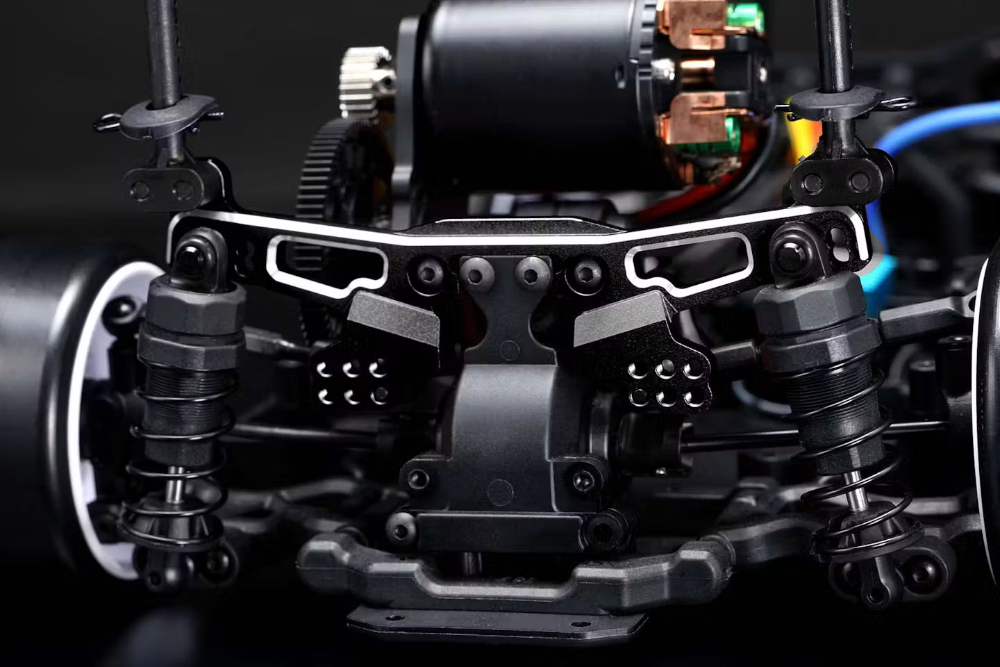 Yokomo Alum. Rear Shock Tower (Black) - RD-018AB