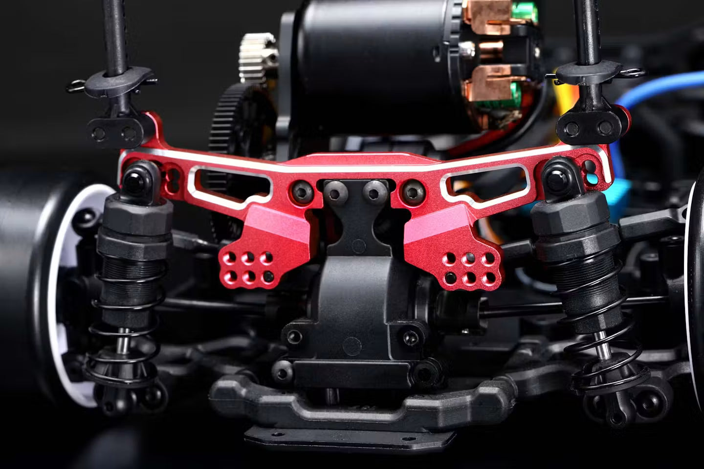 Yokomo Alum. Rear Shock Tower (Red) - RD-018AR