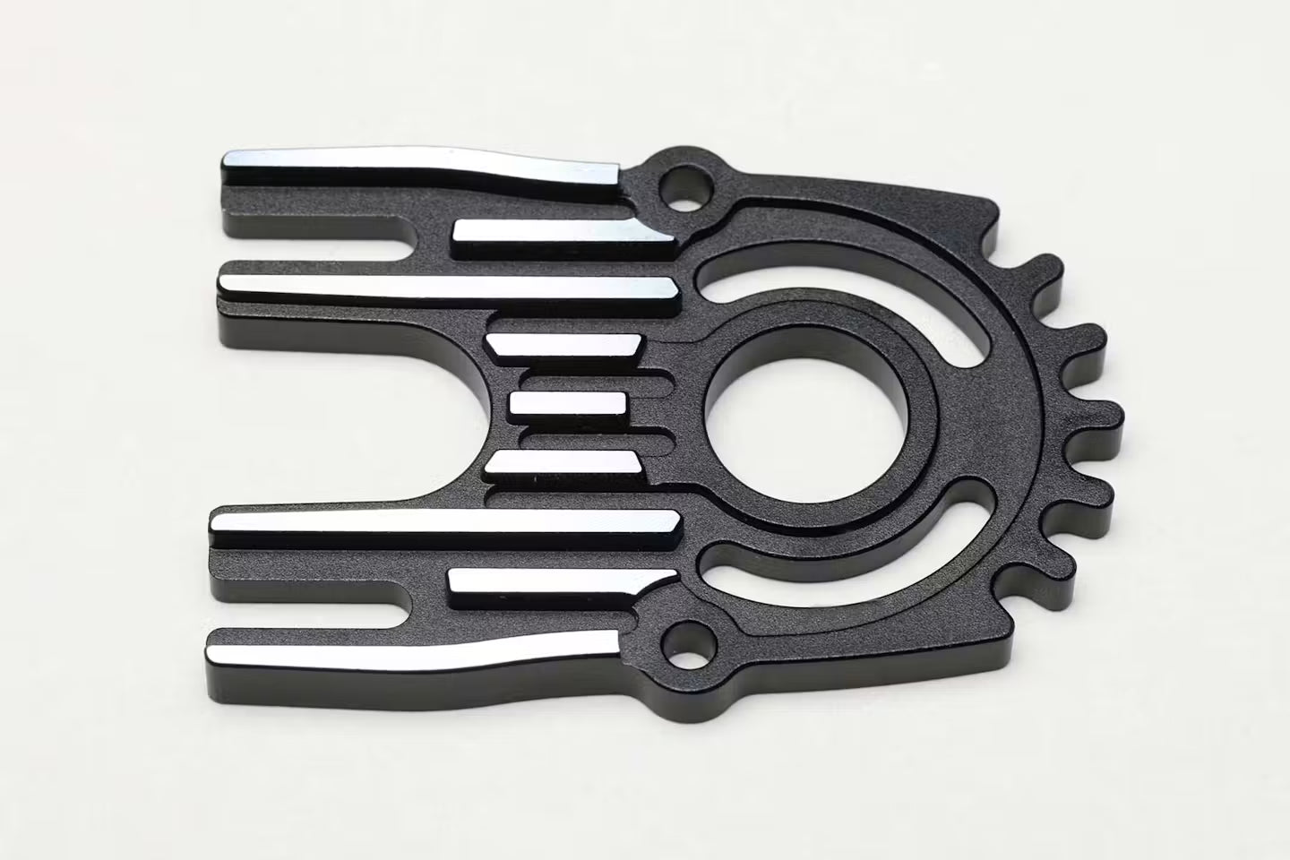 Yokomo Alum. Heat Sink Motor Mount (Black) - RD-304BK