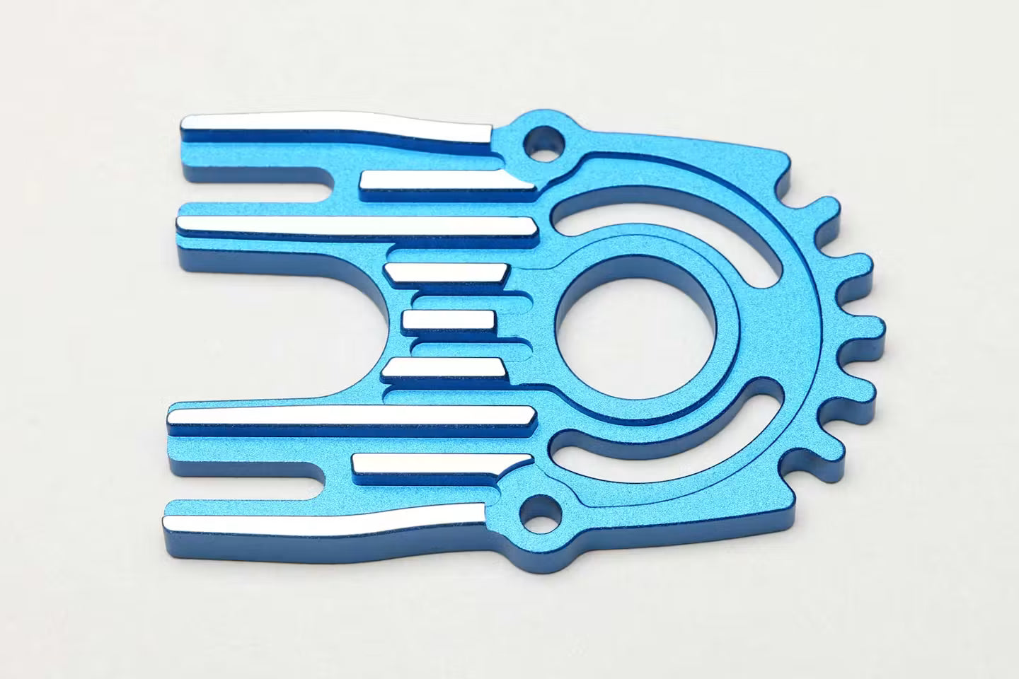 Yokomo Alum. Heat Sink Motor Mount (Blue) - RD-304BL