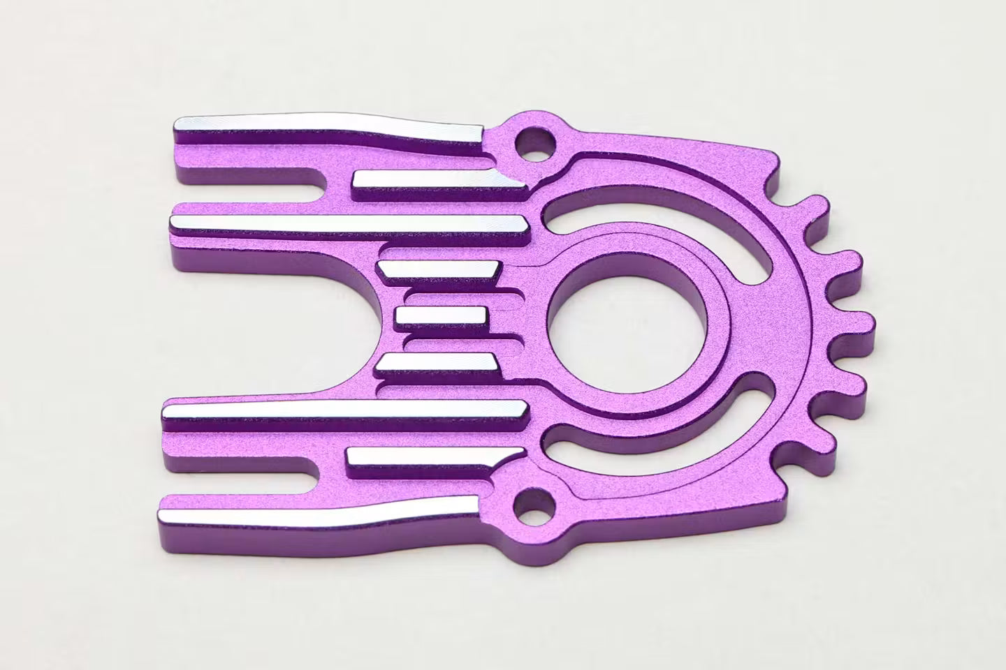 Yokomo Alum. Heat Sink Motor Mount (Purple) - RD-304P