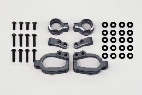 Yokomo Adjustable Front ST Block Set (Black) - RD-415SAB