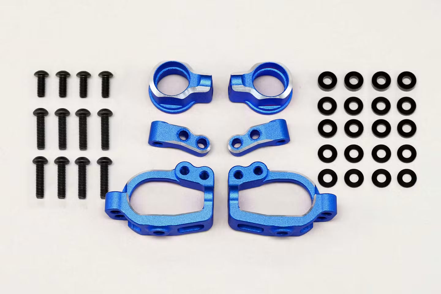 Yokomo Adjustable Front ST Block Set (Blue) - RD-415SABL