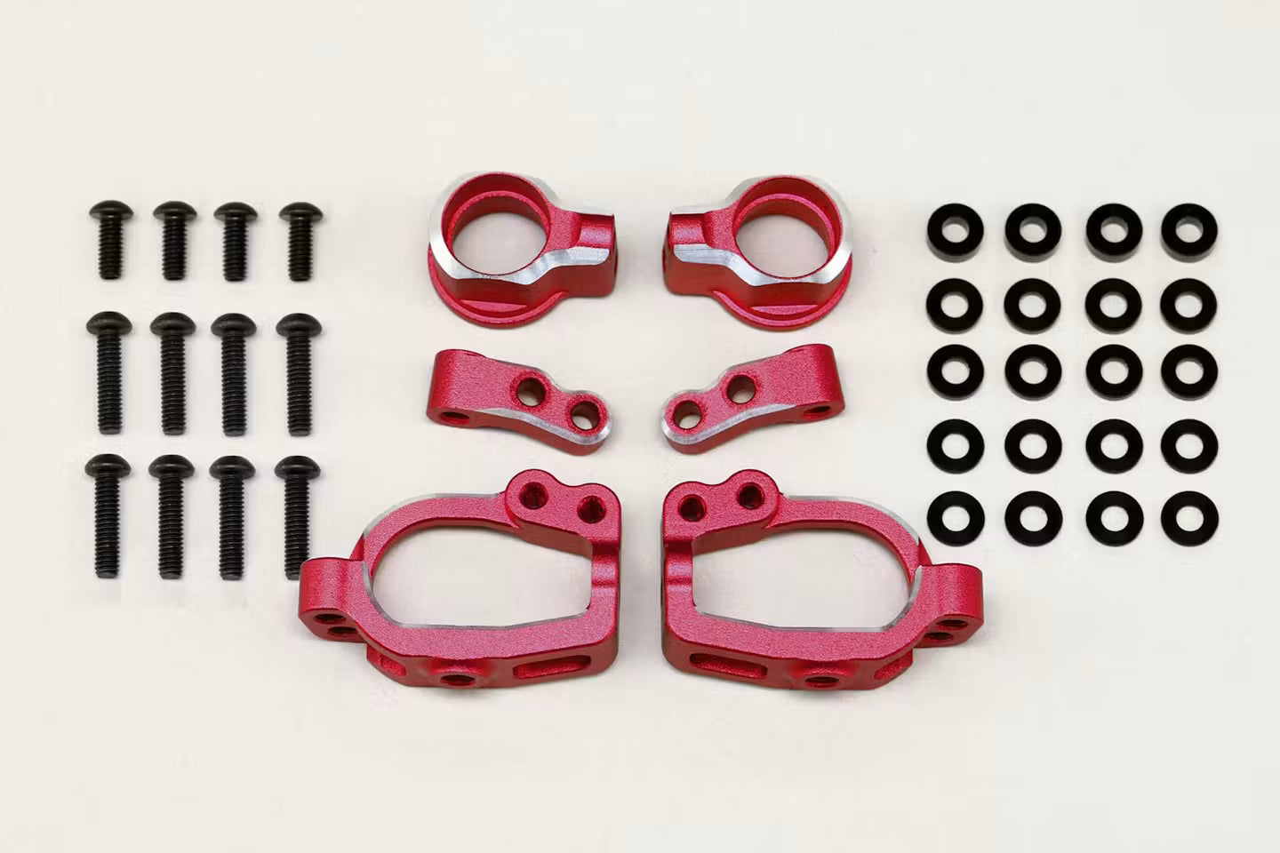 Yokomo Adjustable Front ST Block Set (Red) - RD-415SAR