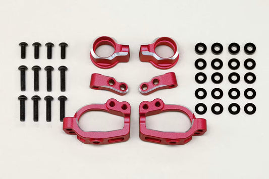 Yokomo Adjustable Front ST Block Set (Red) - RD-415SAR