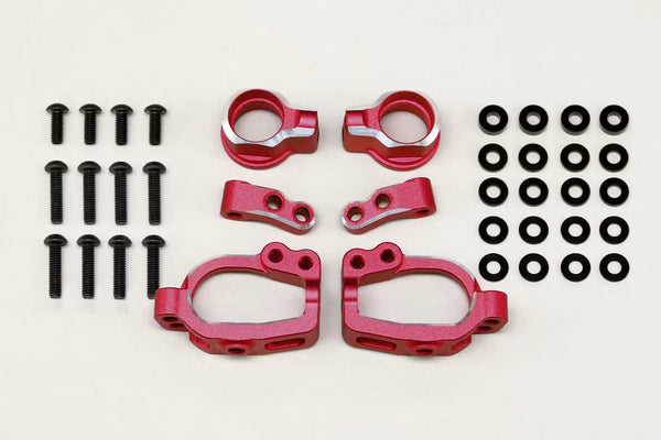 Yokomo Adjustable Front ST Block Set (Red) - RD-415SAR