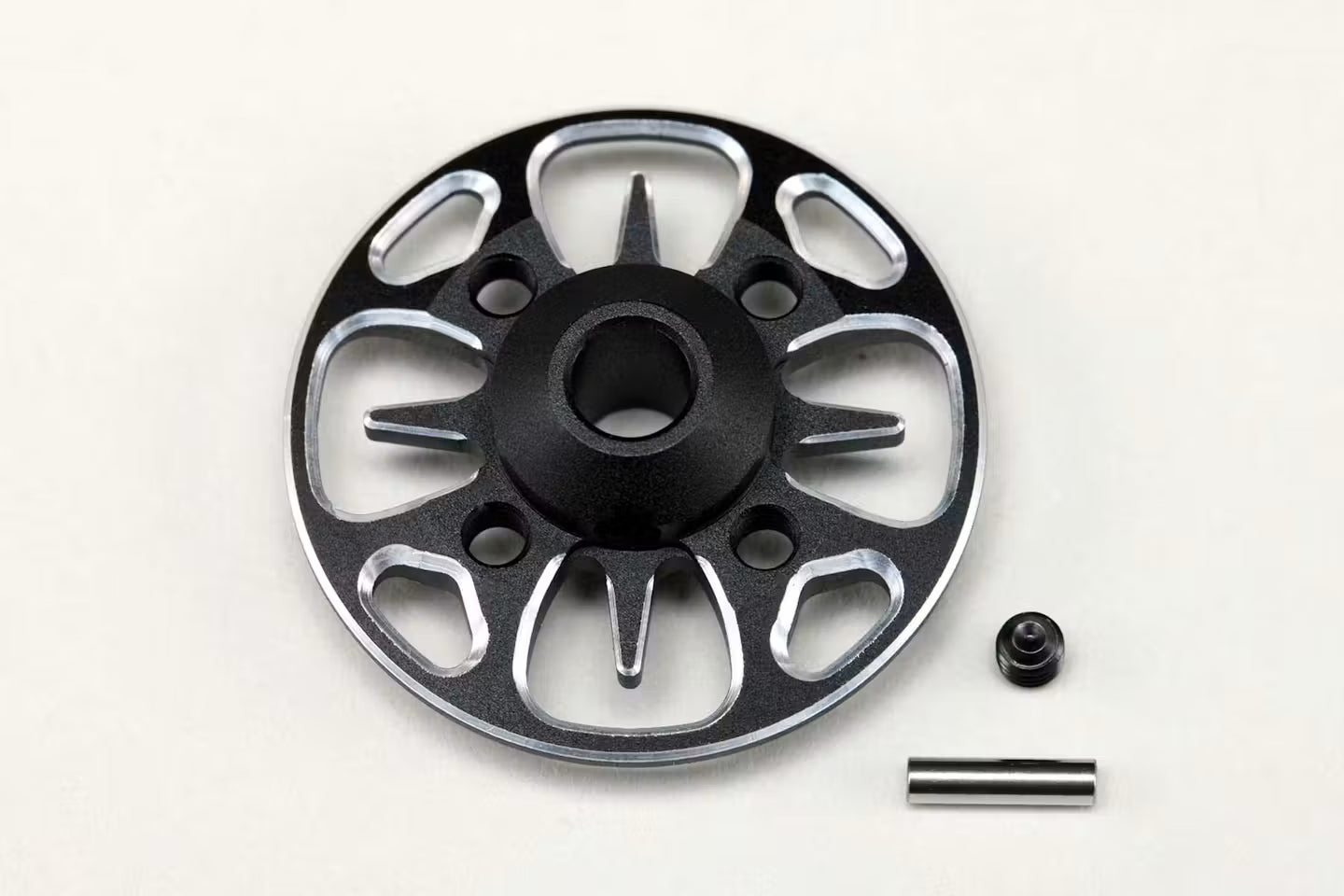 Yokomo Alum. L.W. Spur Gear Hub (Black) - RD-630BK