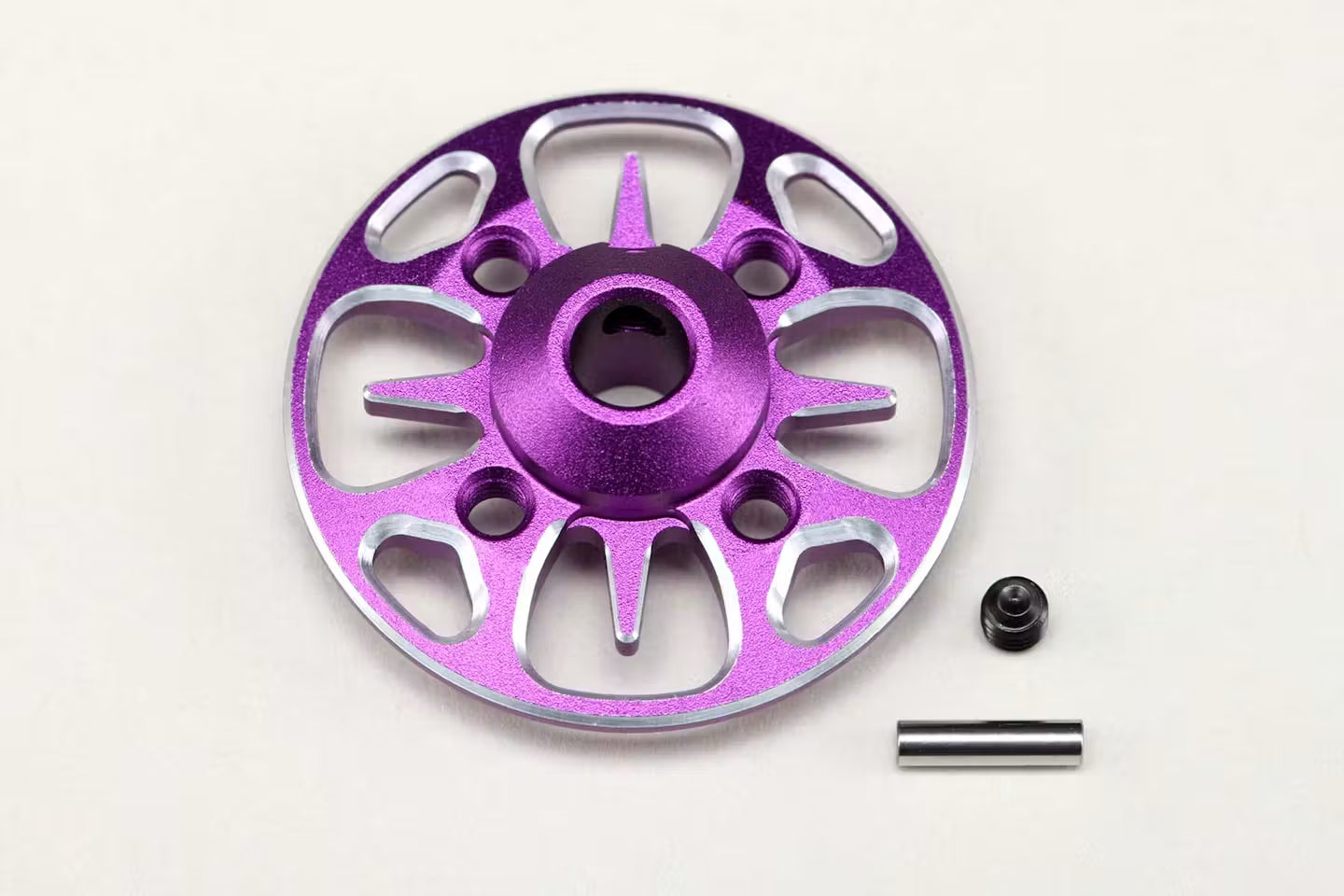 Yokomo Alum. L.W. Spur Gear Hub (Purple) - RD-630P