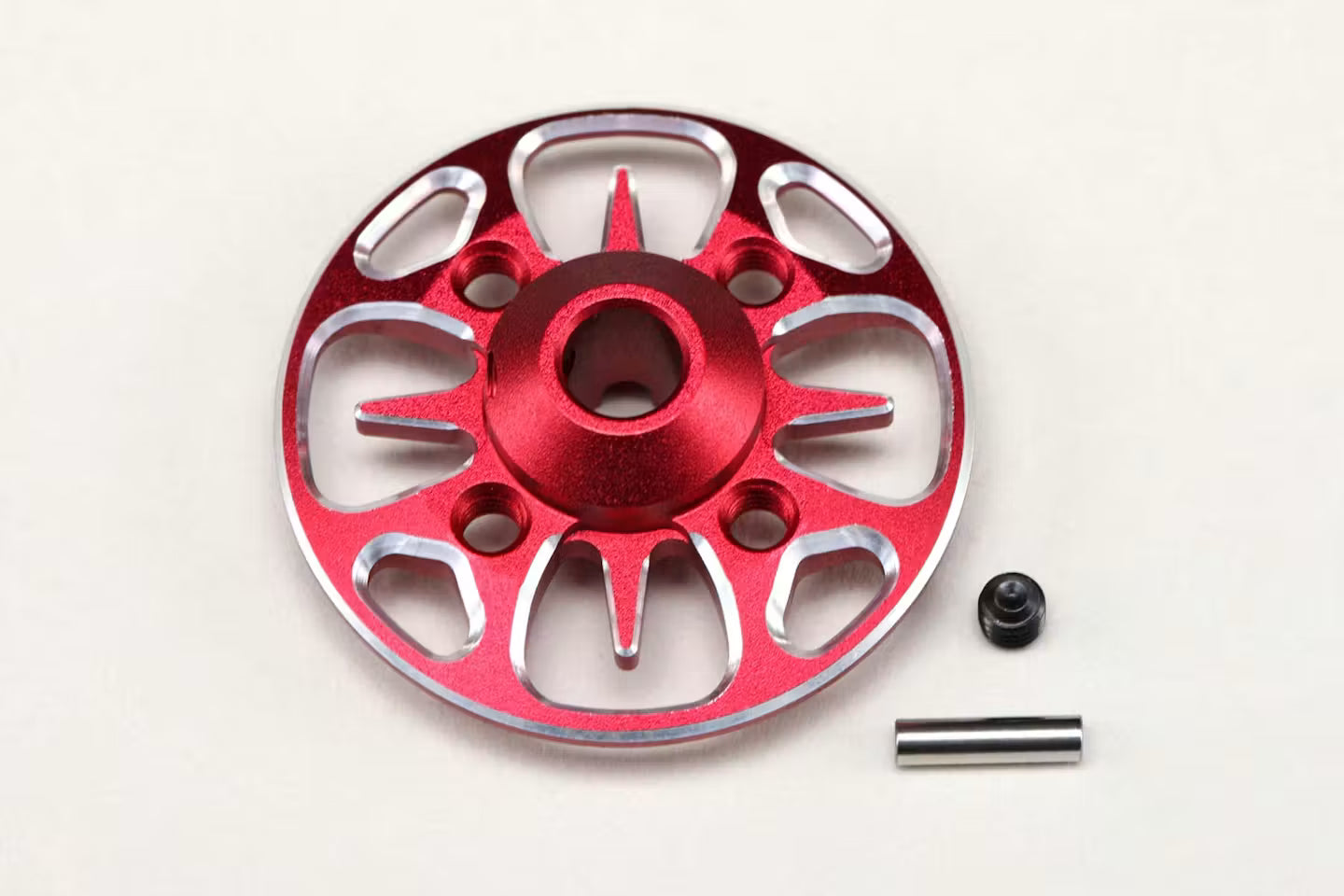 Yokomo Alum. L.W. Spur Gear Hub (Red) - RD-630R