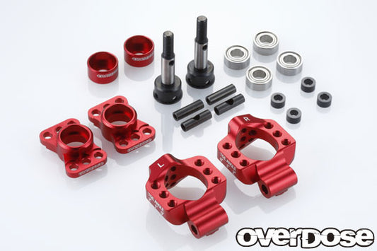 OVERDOSE Adjustable Aluminum Rear Upright(For OD/Red) - OD2278b