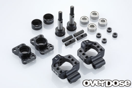 OVERDOSE Adjustable Aluminum Rear Upright(For OD/Black) - OD2279b