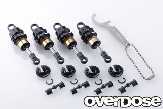 OVERDOSE High Grade Shock Set spec.2 (Adjustable, 4set/black) - OD2296