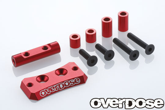 OVERDOSE Alumiunm Cooling Fan Mount (For GALM series/Red) - OD2442b