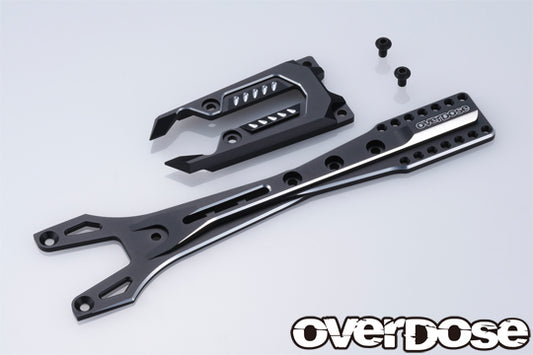 OVERDOSE Aluminum Upper Chassis Set (For GALM series / Black) - OD3819