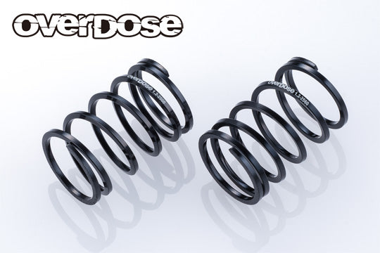 OVERDOSE 4Edge Shock Spring 1.2-2560 (□1.2 dia, 6.0 Coil, 25mm Length/2pcs) - OD3994