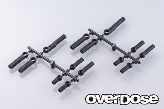 OVERDOSE Perfect Ball End Set (Molybdenum/2pcs) - OD3919