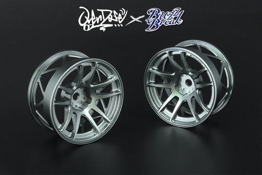 OVERDOSE VALINO N820S Aluminum Wheel OVERDOSE ver. UL-SPEC 26mm (Titanium Silver anodized/ OFF+7) - BB-RW-038