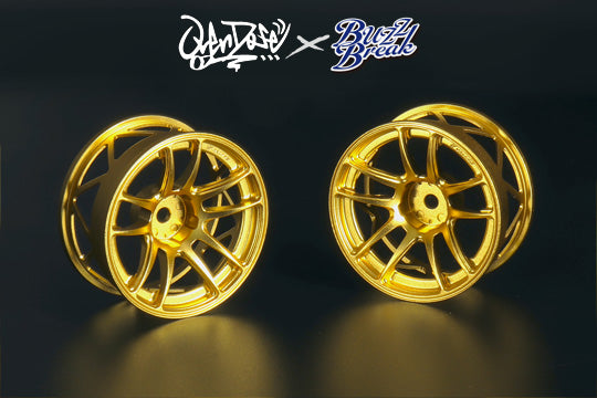 OVERDOSE VALINO N820S Aluminum Wheel OVERDOSE ver. UL-SPEC 26mm (Gold anodized/ OFF+7) - BB-RW-041