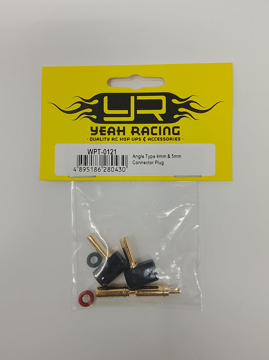 YEAH RACING ANGLE TYPE 4mm & 5mm CONNECTOR PLUG WPT-0121
