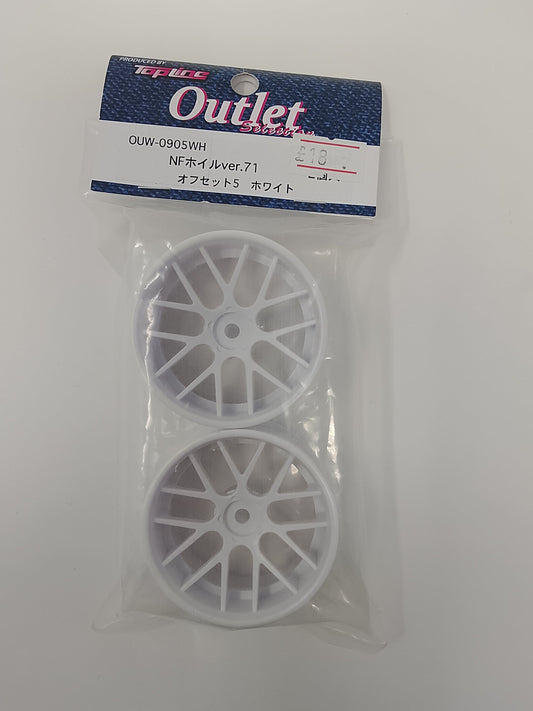 TOPLINE DRIFT WHEELS offset 5 WHITE - OUW-0905WH