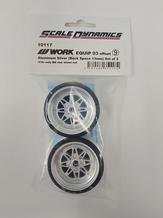 Scale Dynamics Work Equip 03 ALUMINUM SILVER OFFSET 9 - 10117