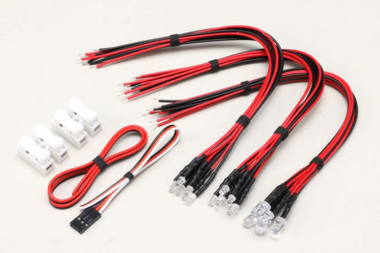 Yokomo LED set for BN Sports Toyota JZX100 MarkⅡ body (6 each of white/red/yellow) - SD-JZXBNL