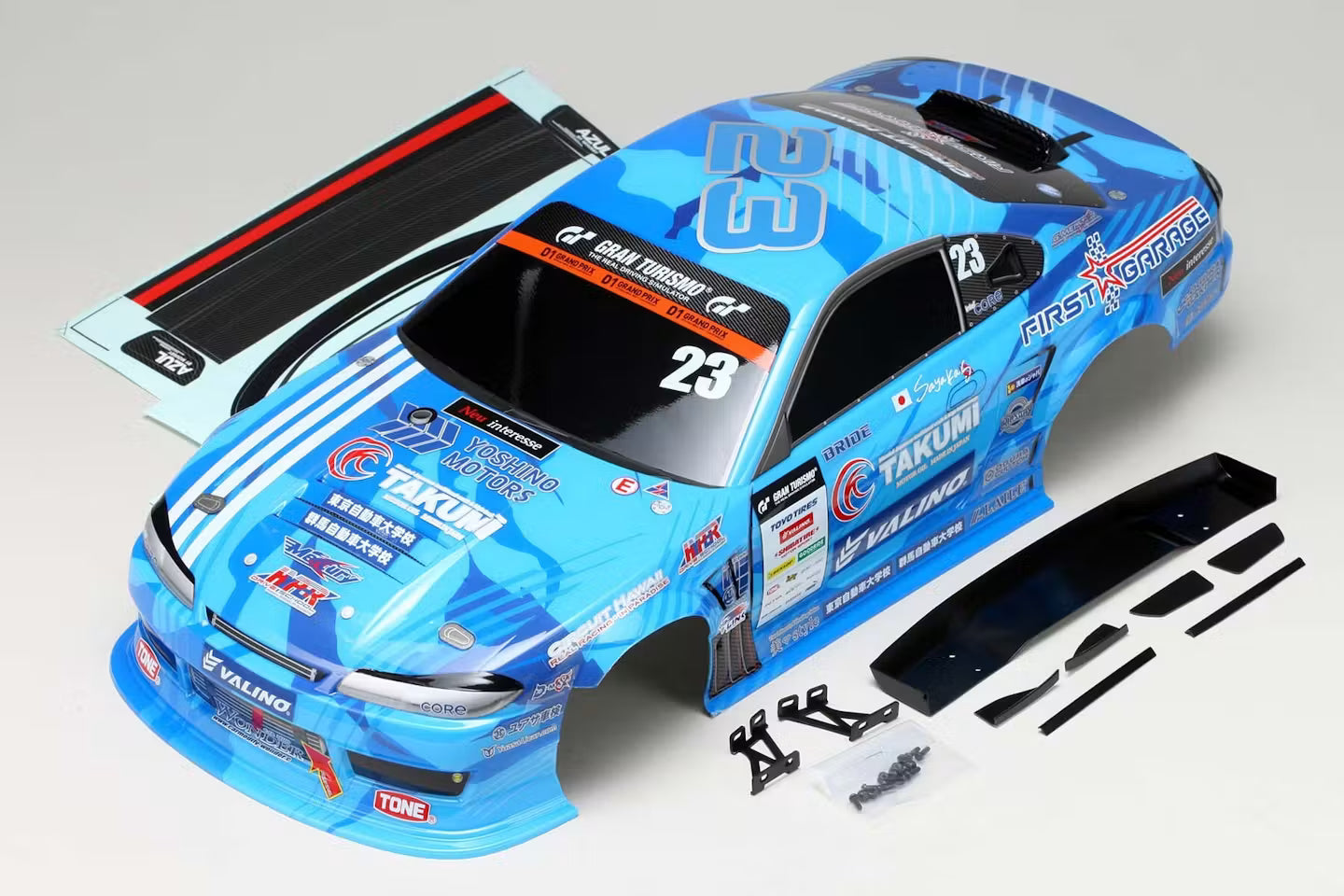 Yokomo MERCURY SAYAKA Spl. S15 Drift Body Set - PAINTED - SD-MS15BLB