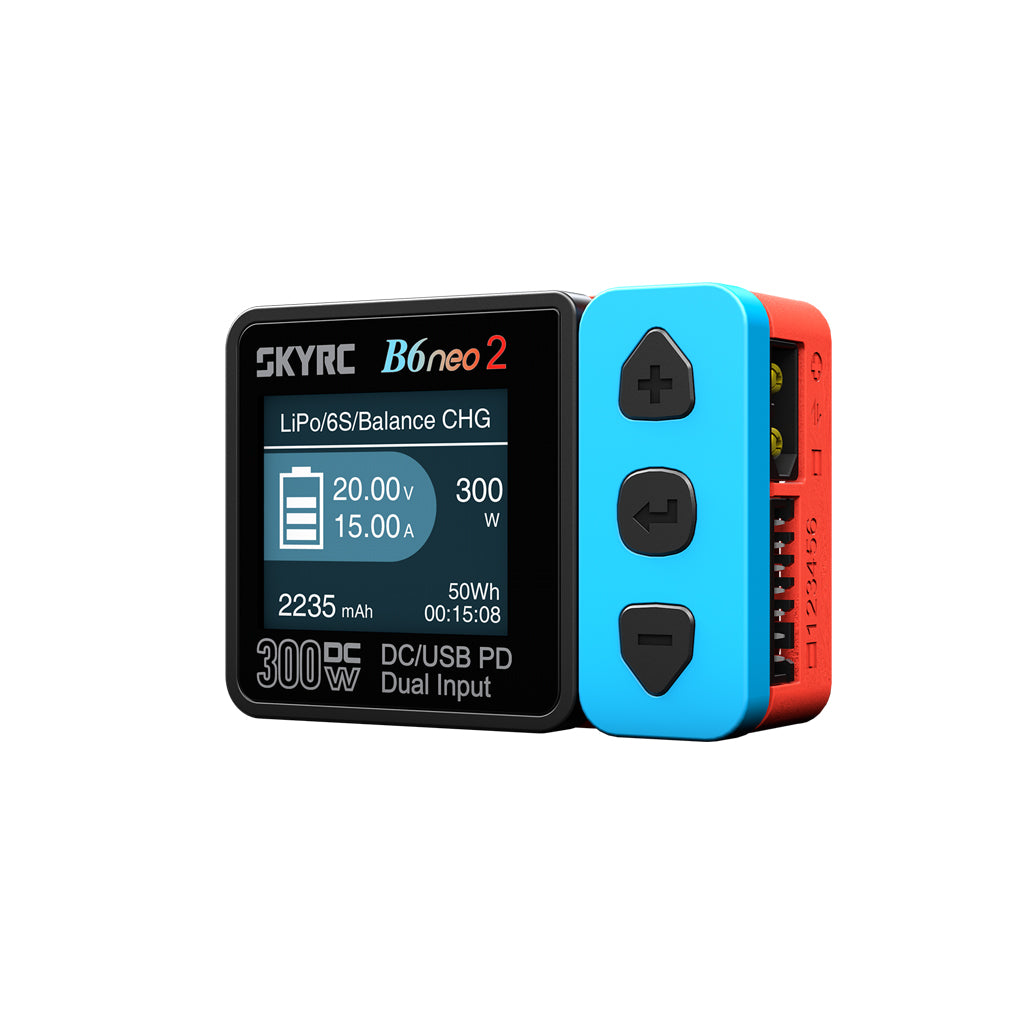 SKY RC B6neo 2 DC Smart Charger - Red/Blue - SK-100225-01