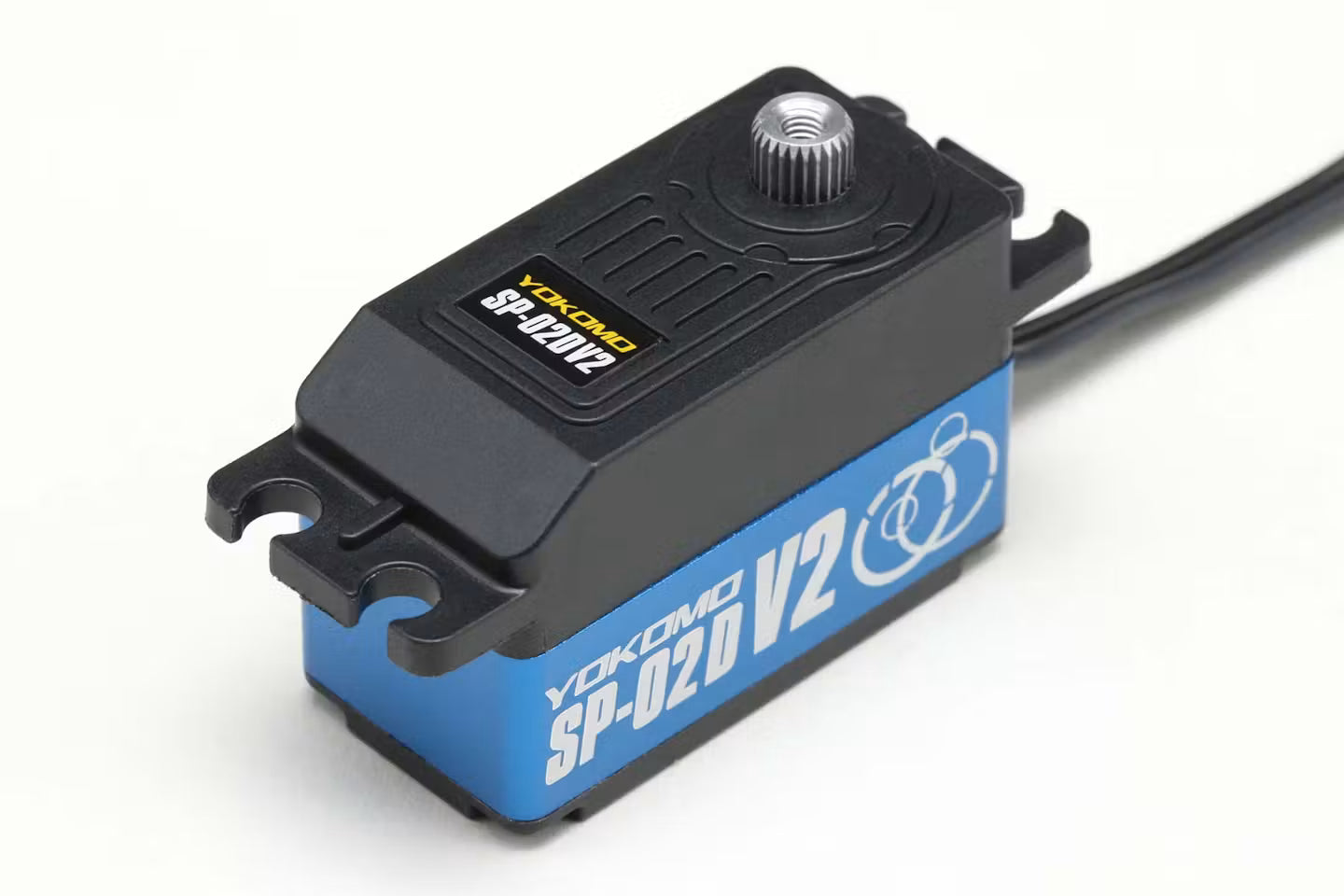 Yokomo SP-02D Low Profile RWD Drift (0.093s/12.0kg/6.0V) Coreless Servo - Blue - SP-02DV2BL