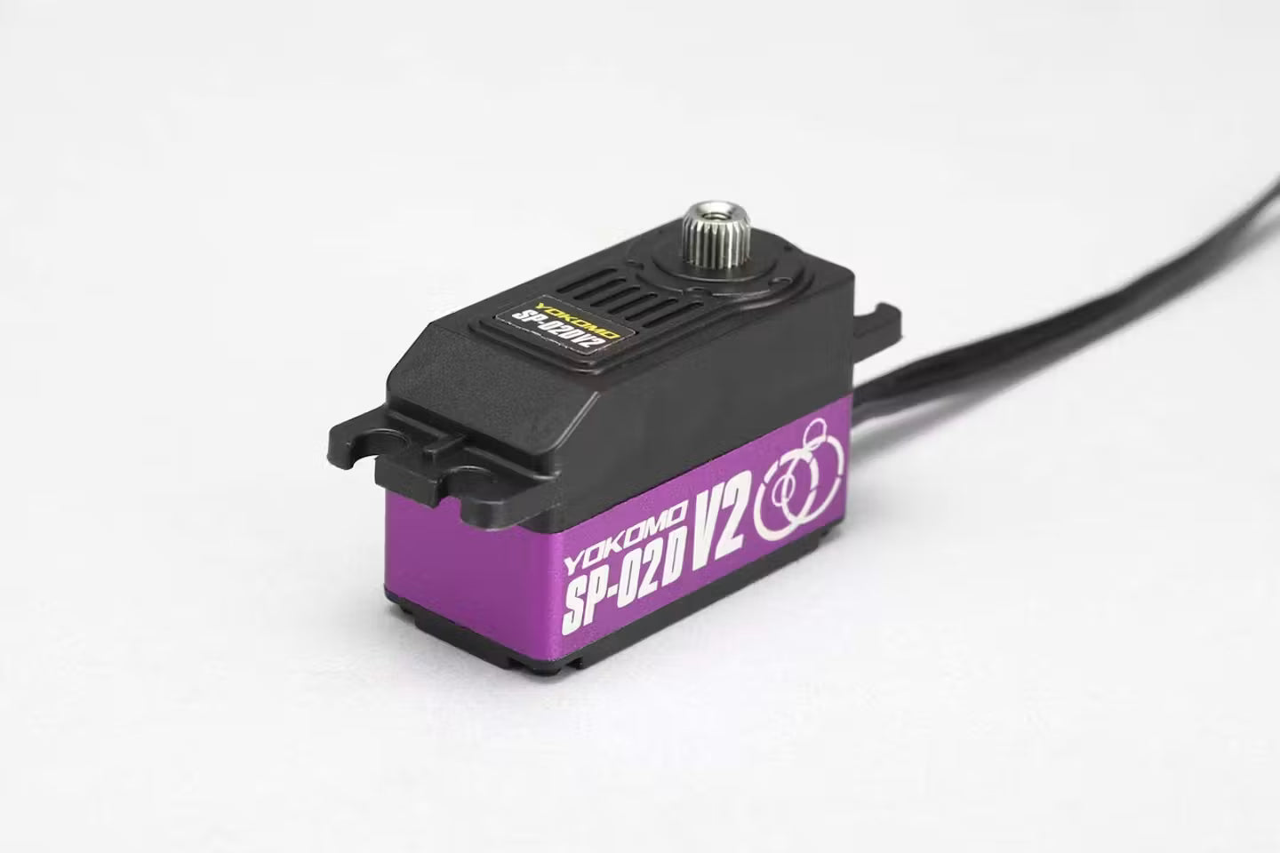Yokomo SP-02D Low Profile RWD Drift (0.093s/12.0kg/6.0V) Coreless Servo - Purple - SP-02DV2P