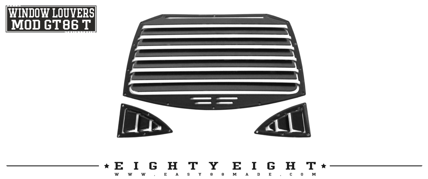 Easy88Made Window Louvers Toyota GT86-Tamiya