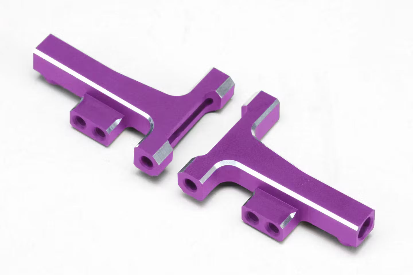 Yokomo Aluminium Front Lower Short T Arm (for RD/SD) - Purple - Y2-008FTP