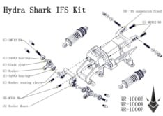 Rhino Racing Hydra Shark IFS Kit (Black) RR-1000B