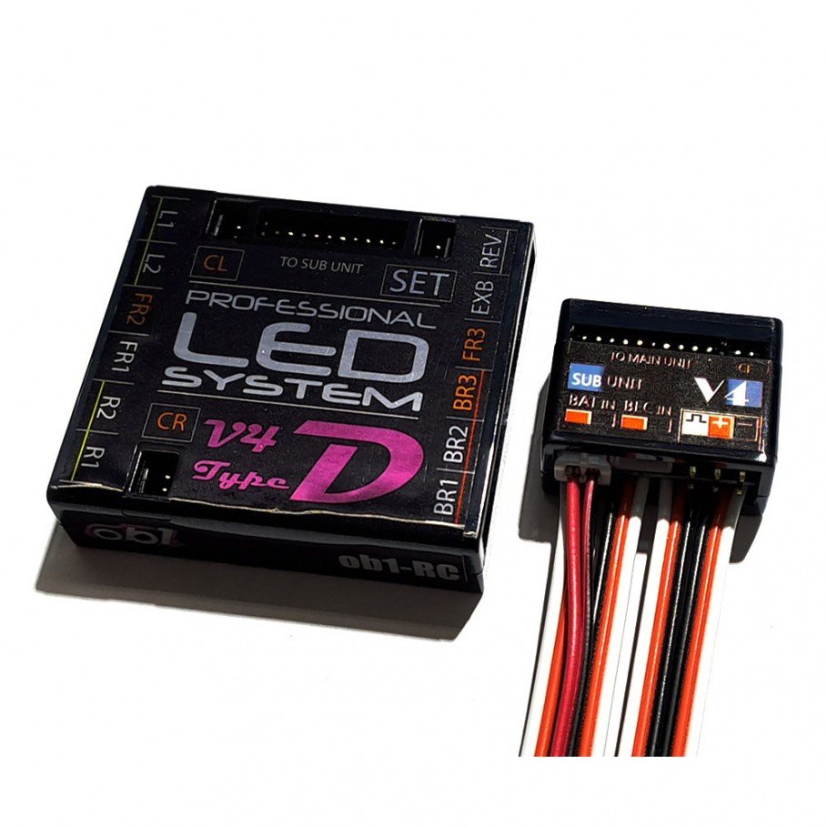 ob1 V4 Type D Drift 4-Channel Professional LED System – BL-V4D