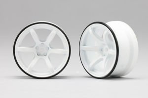 Racing Performer High Traction Drift Wheel (6mm Offset·White·2pcs) RP-6313W6A
