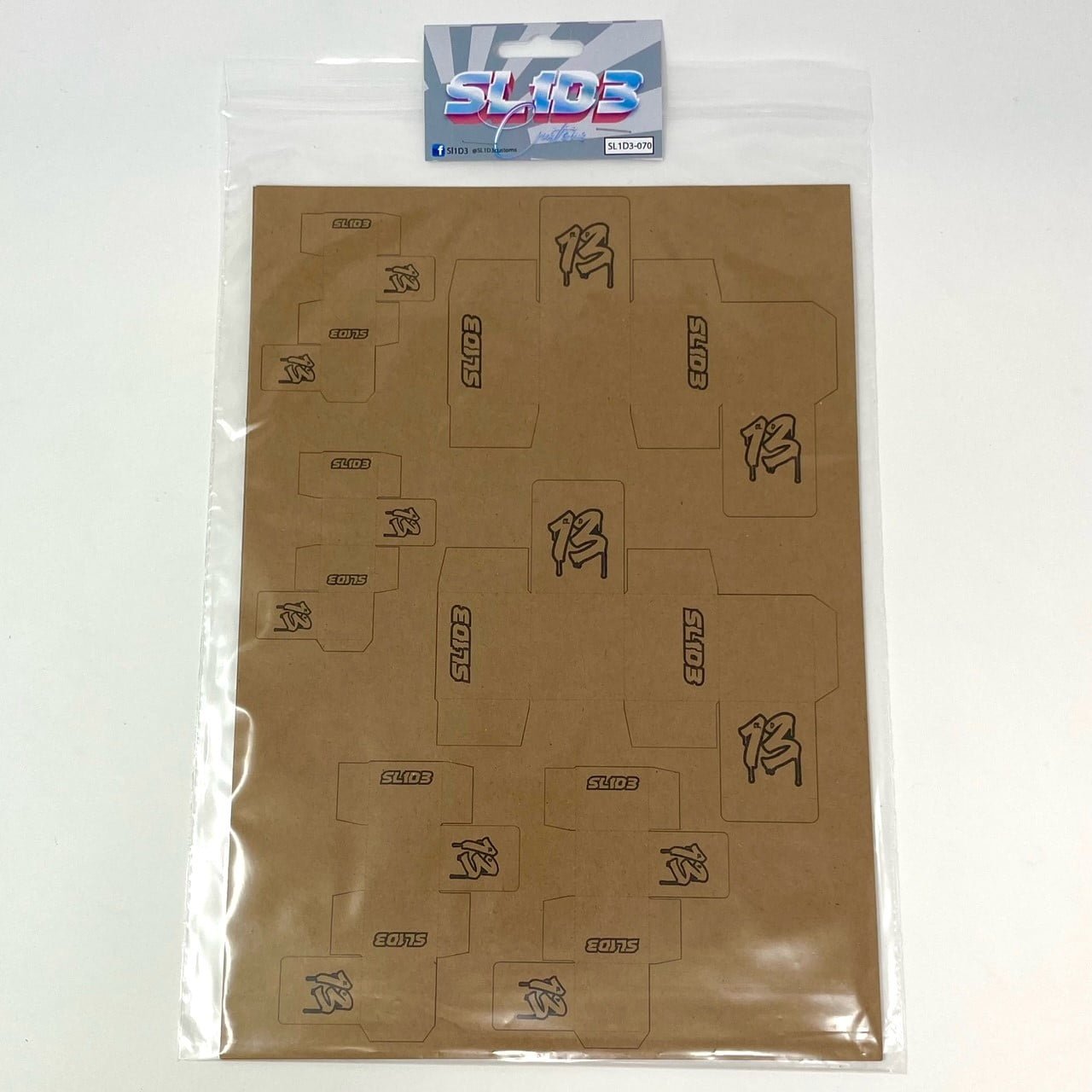 SL1D3 Customs Diorama Boxes (3 sheets) – SL1D3-070