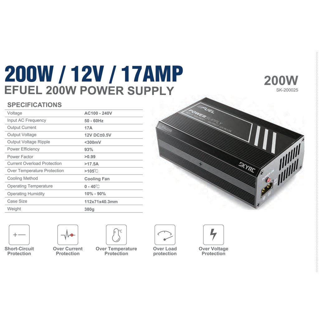 SKY RC 17A Power Supply PSU 200W – SK-200025