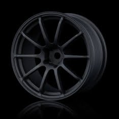 MST Flat Black RS II wheel (+7) (4) 102069FBK