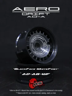 DS Racing AERO DRIFT Slope Black / White Font – AD-AB-WF