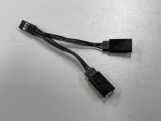 Reflex Y Splitter 80mm All Black Cable – 700550